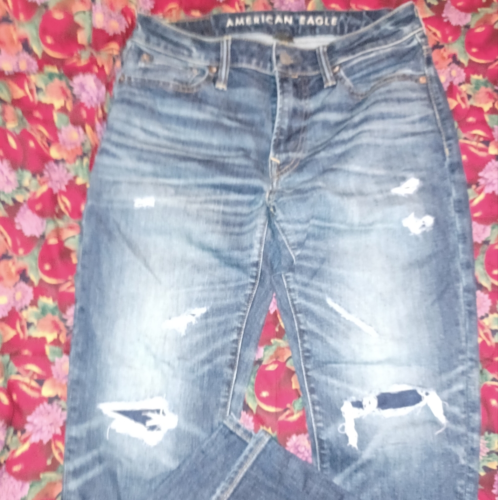 Womens 29 x 30 skinny/stretch AE jeans